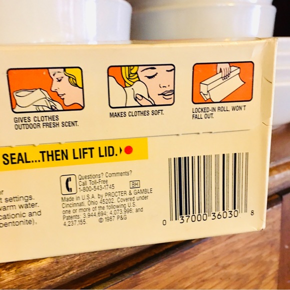 Vintage Bounce fabric softener new box 60 sheets Outdoor Fresh 1987 laundry - Picture 11 of 12